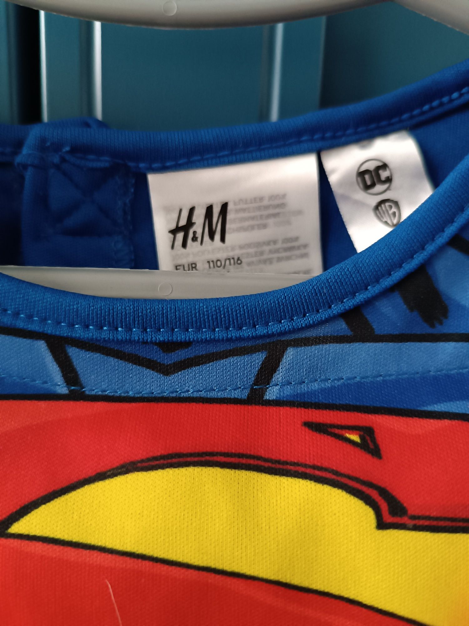 Strój karnawałowy Superman 110 116 h&m