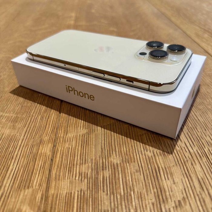  Apple iPhone 14 Pro 128GB Gold Idealny Bat. 100% Gwarancja ROK