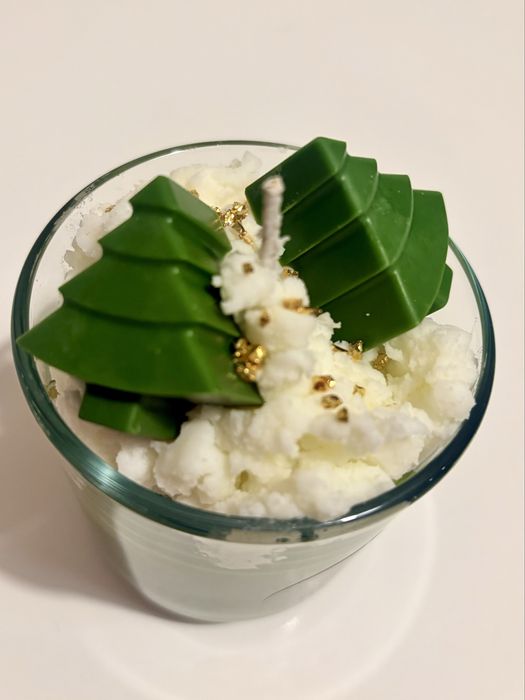 Świece sojowe handmade w szkle święta