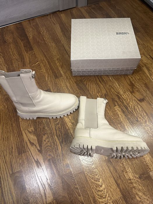 Жіночі челсі черевики чоботи Bronx натуральна шкіра