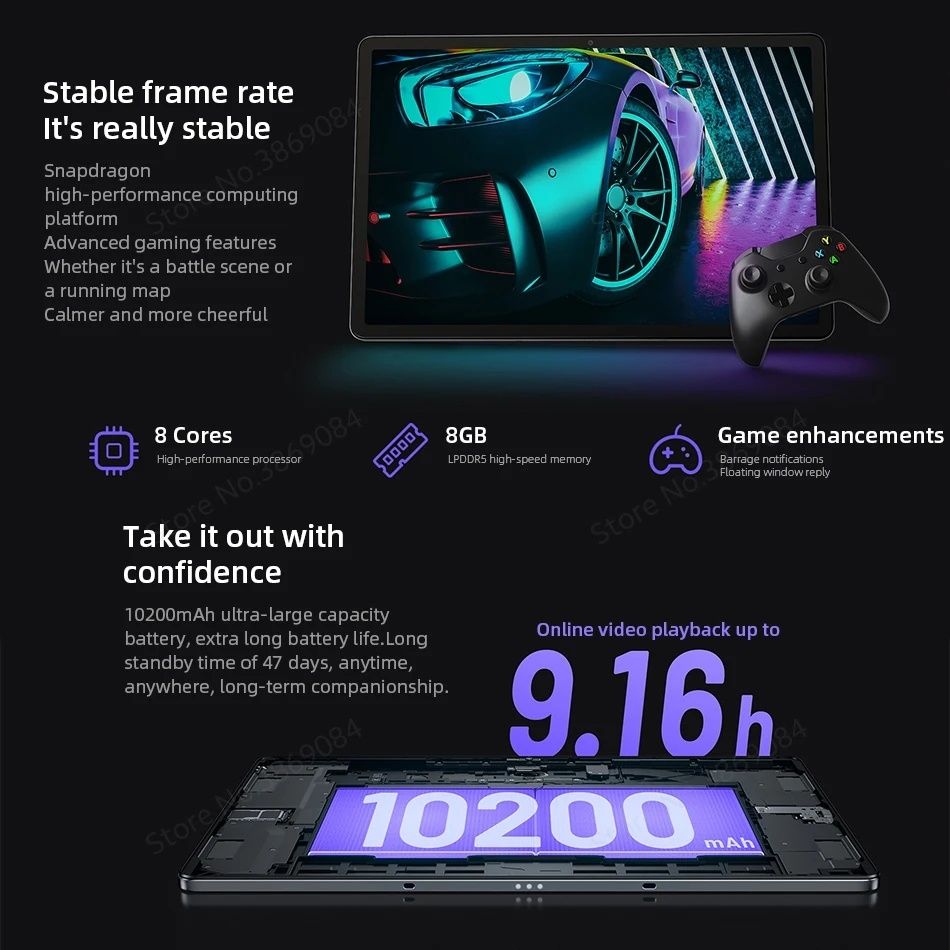 Lenovo Pad Pro 2025 12.7, 8/128, 8/256 Wi-Fi, Dimensity 8300
