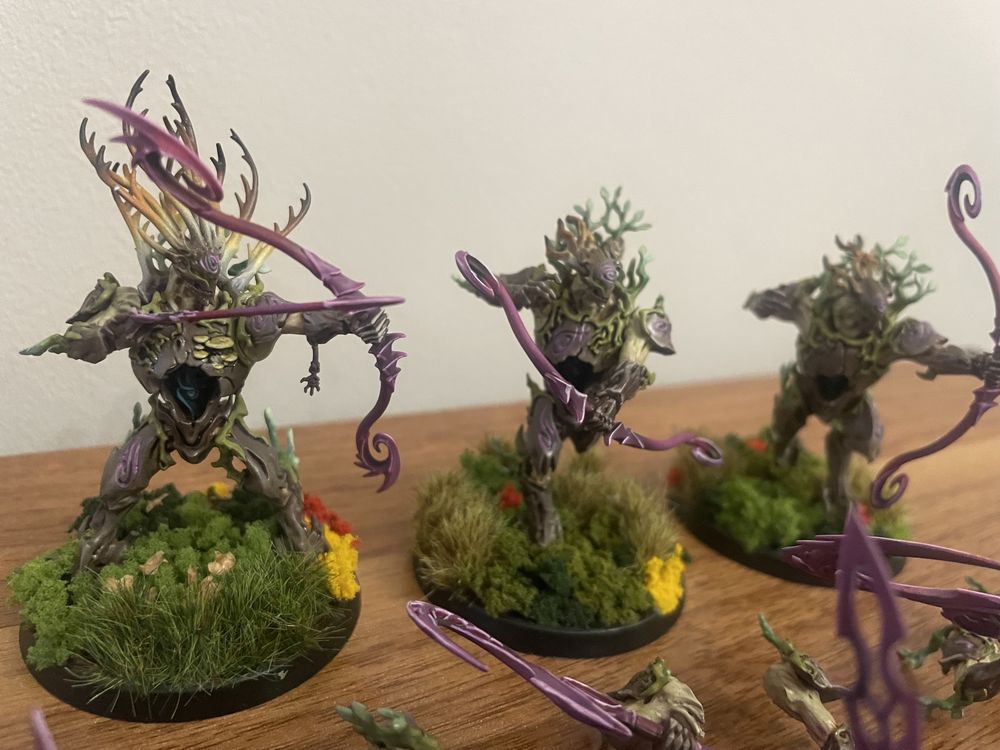 3x Kurnoth Hunters warhammer wood elves sylvaneth