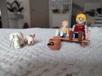 Zestaw playmobil (jak wytresować smoka ( Astrid chłopiec i 2 owce)