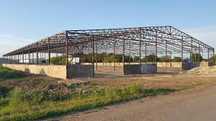 Ангар/склад на участке част собственности 1.3 га.Продажа/обмен.