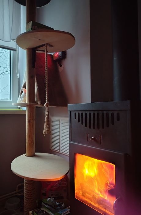 Piec z płaszczem wodnym oraz cały zestaw do podłączenia