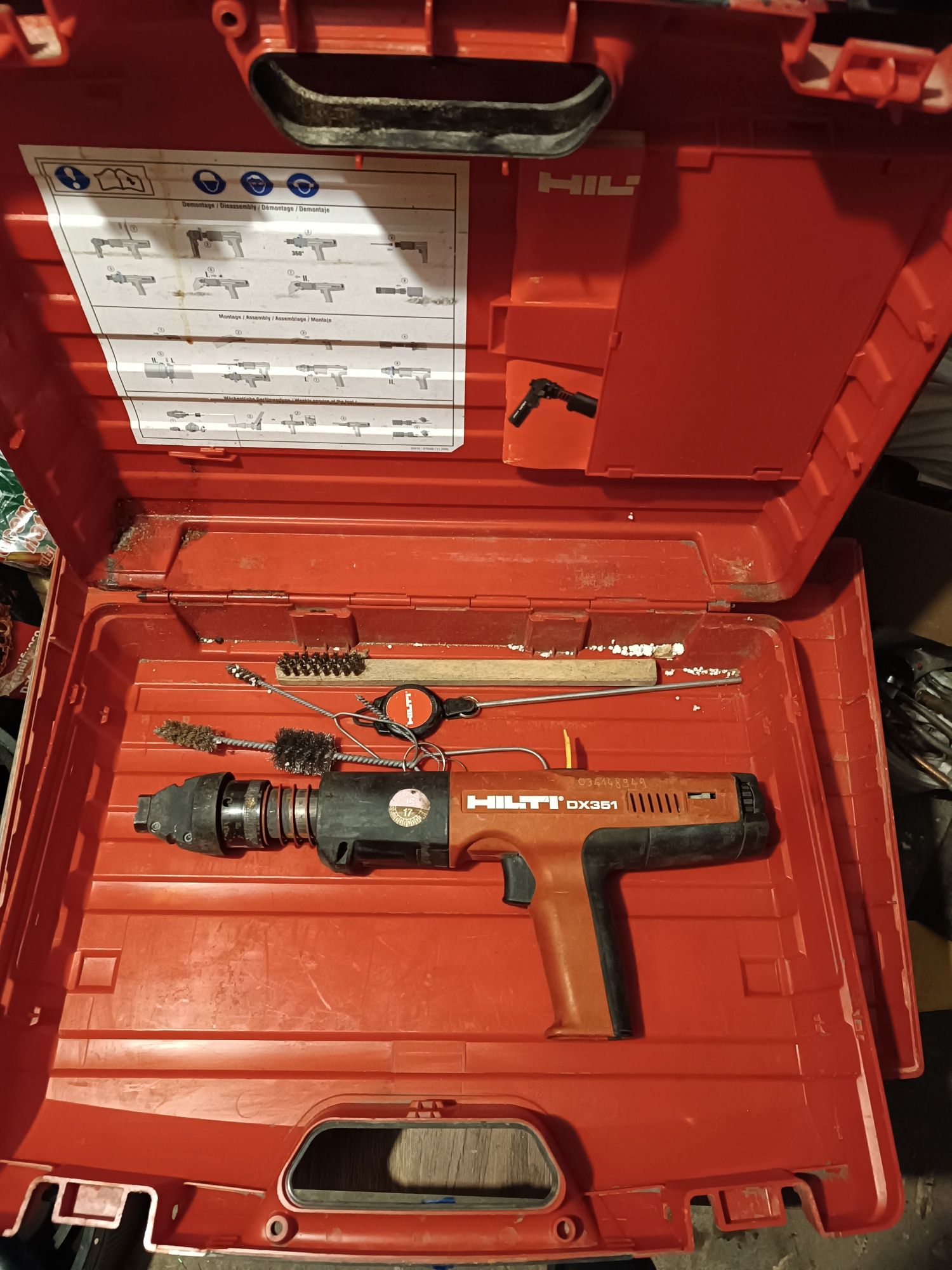 Osadzak prochowy Hilti DX351