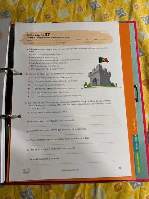 Conjunto Pedagógico - Português - 6º Ano  - "Palavra a Palavra 6"
