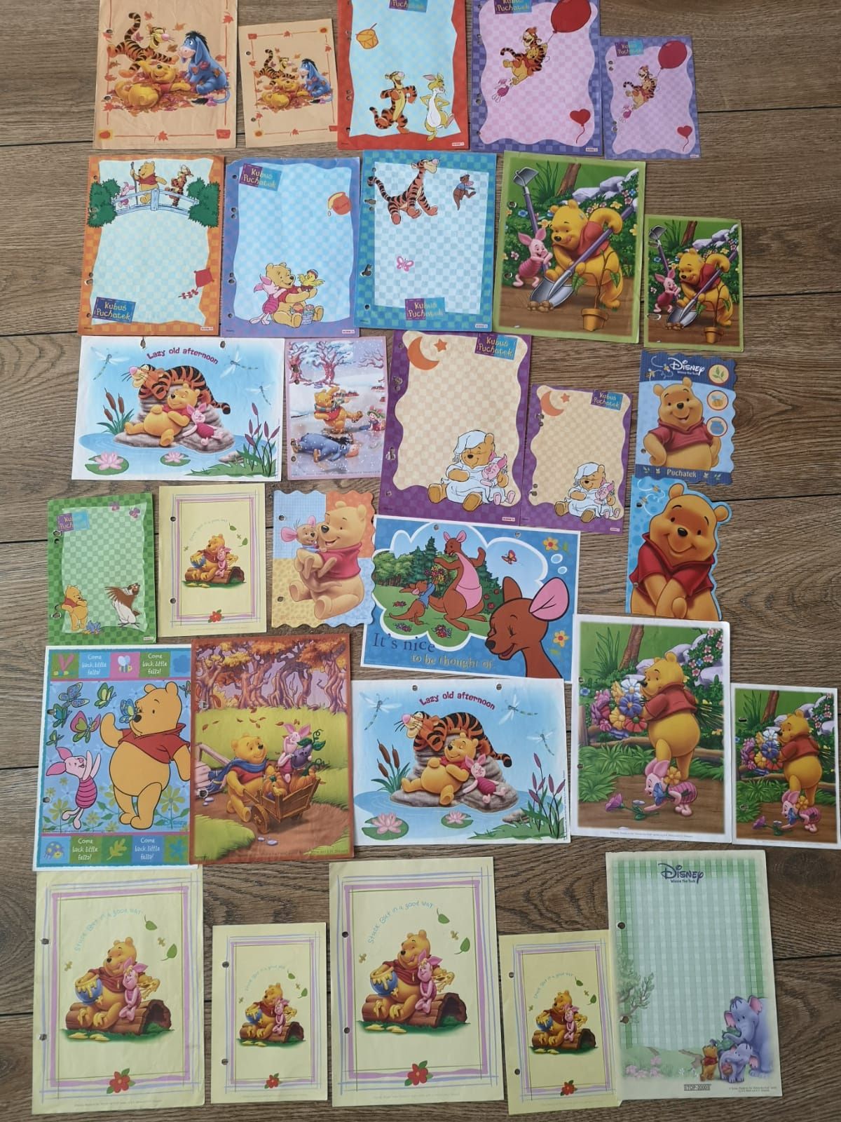 Karteczki kolekcjonerskie Kubuś Puchatek, Mickey Mouse ,Nemo !
