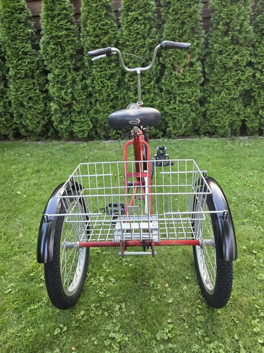 Rower rehabilitacyjny 3 BIEGI trójkołowy  inwalidzki TOLEK koła 24"