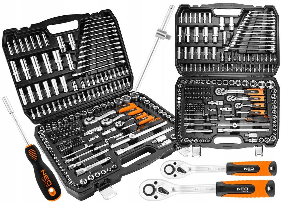 NEO TOOLS 10-216, zestaw narzędzi 216el, walizka