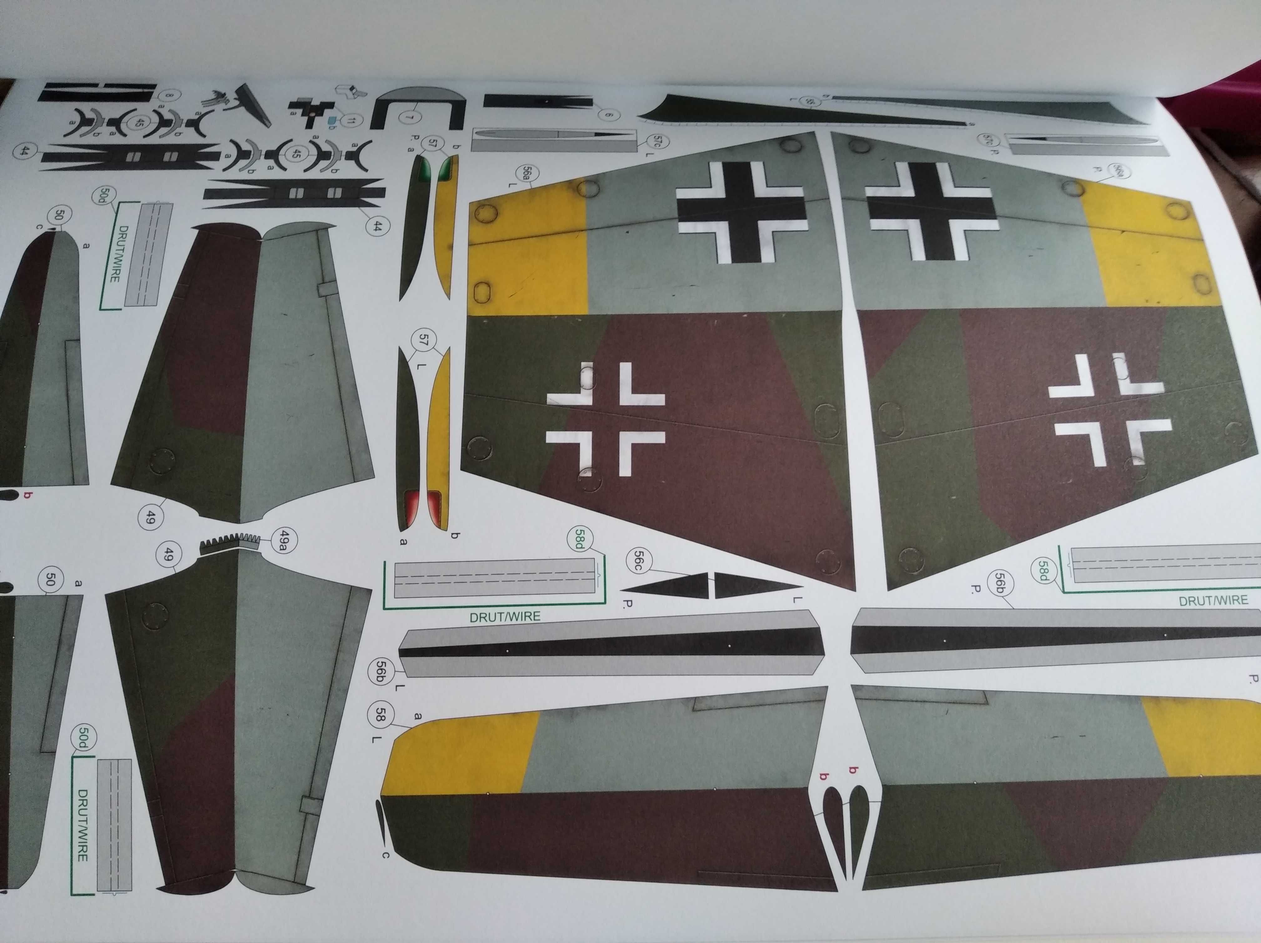 Model kartonowy samolot Blohm&Voss BV P-194, MPModel 97, 1:33