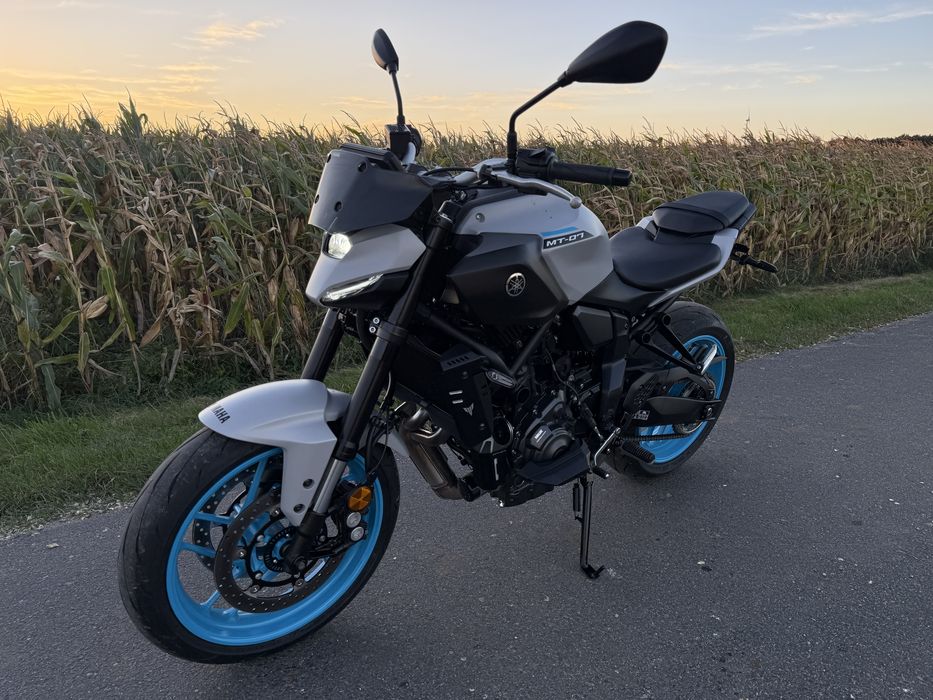 Yamaha MT07 Nowy model 2025 Ice Storm A2 35kw 180km Transport