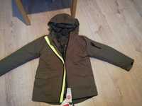 Kurtka parka 2 w 1 smyk r. 128