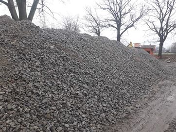 Tłuczeń kruszywo betonowe gruz betonowy betonowo ceglany recykling