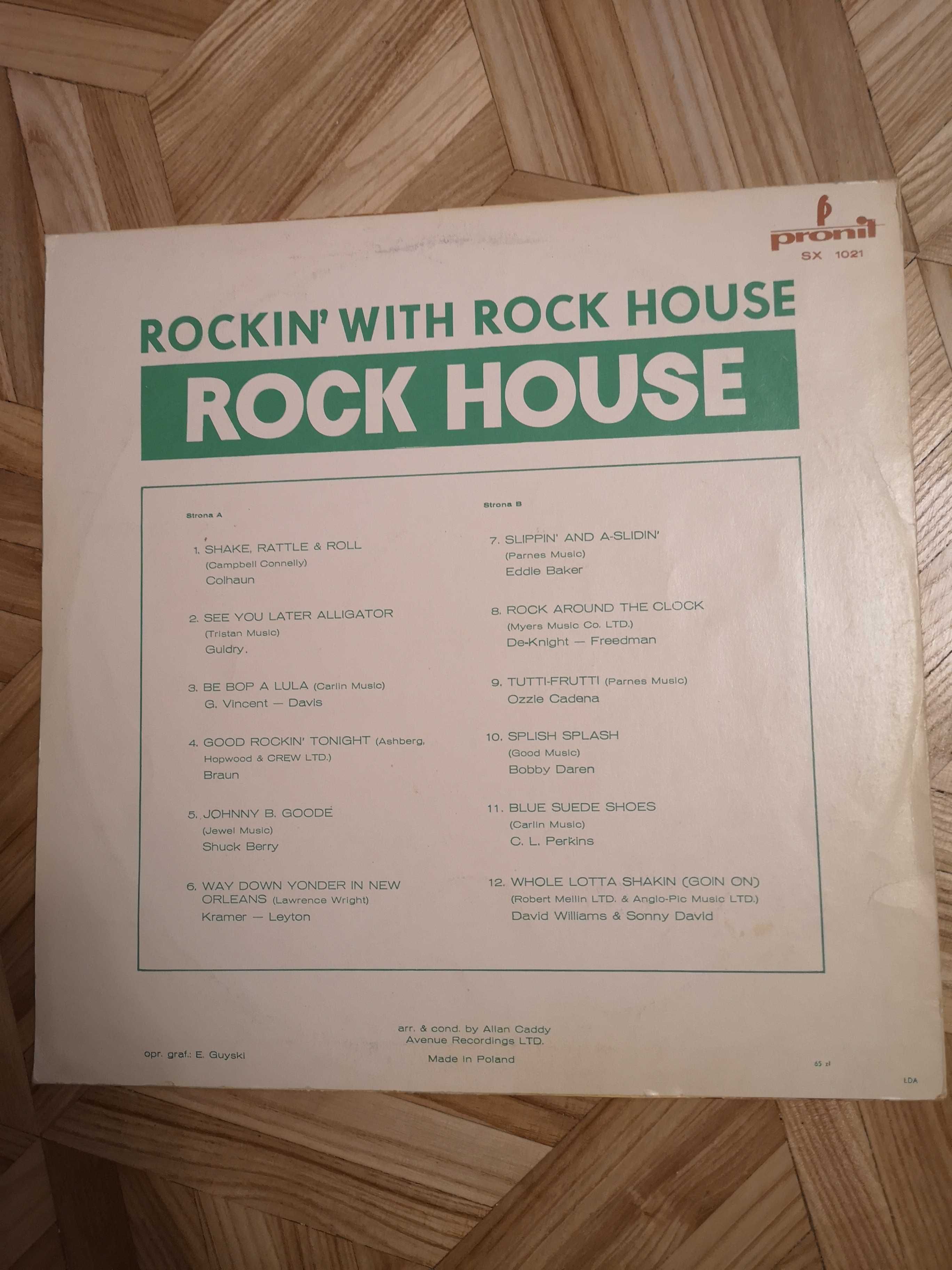 Płyta winylowa rock house