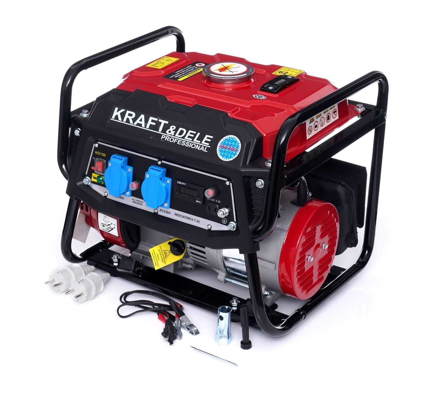 KRAFT&DELE Agregat Prądotwórczy Generator Prądu 1,5kw 3km KD150