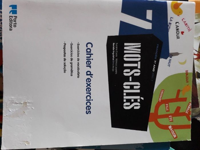 Caderno de exercícios de Francês - Mots-clés - 7º-Nível 1