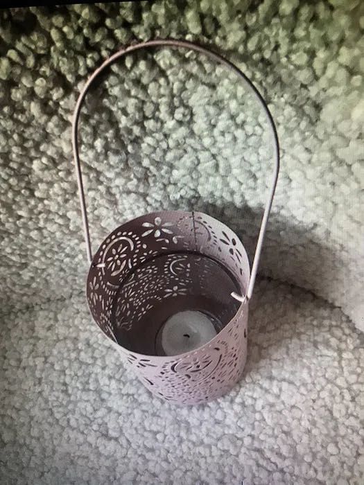 Lampion ażurowy na świece