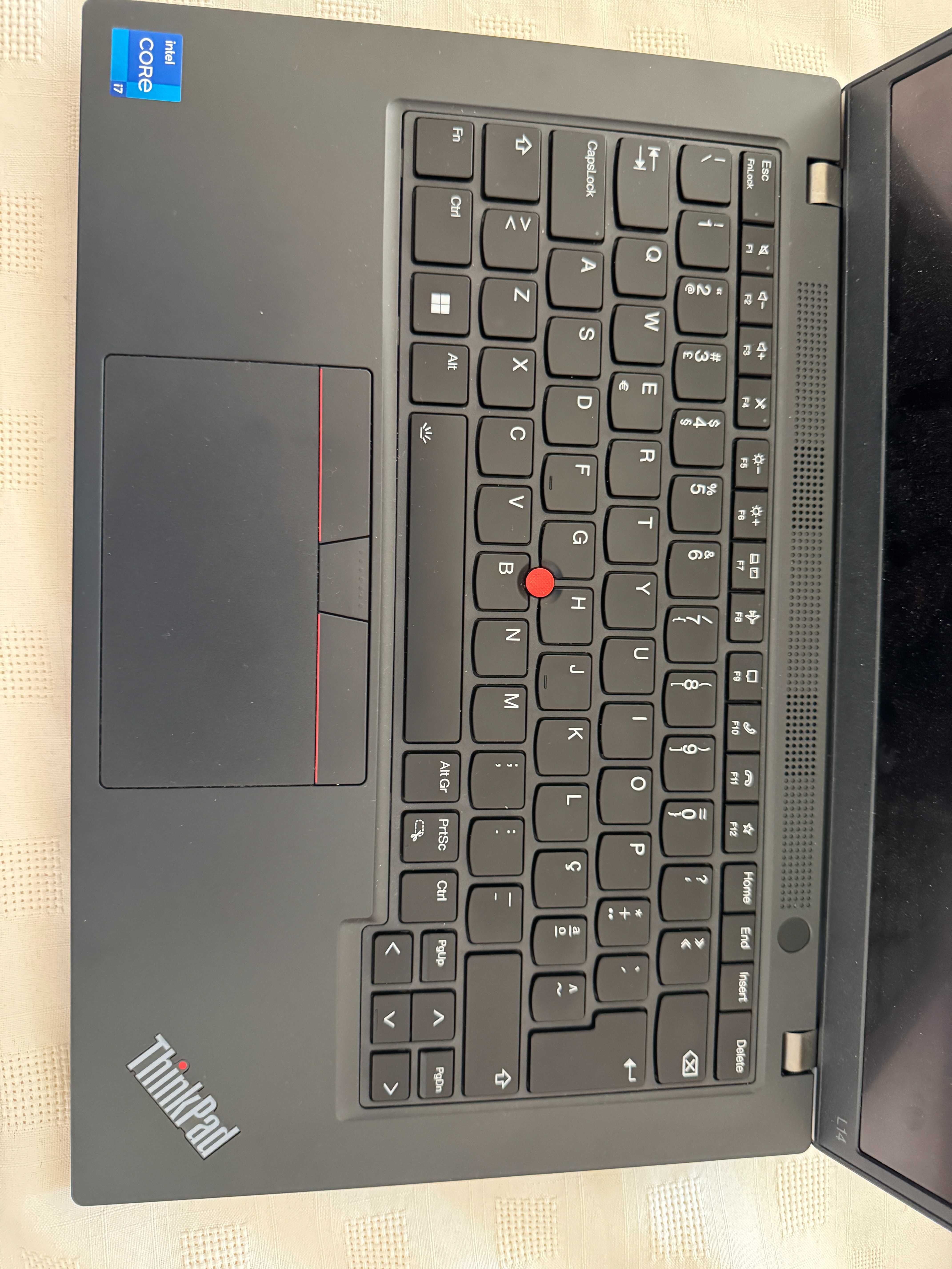 Lenovo Thinkpad L14 Gen4, 13th Gen i7, 64GB, 1TB SSD, Cartão eSim