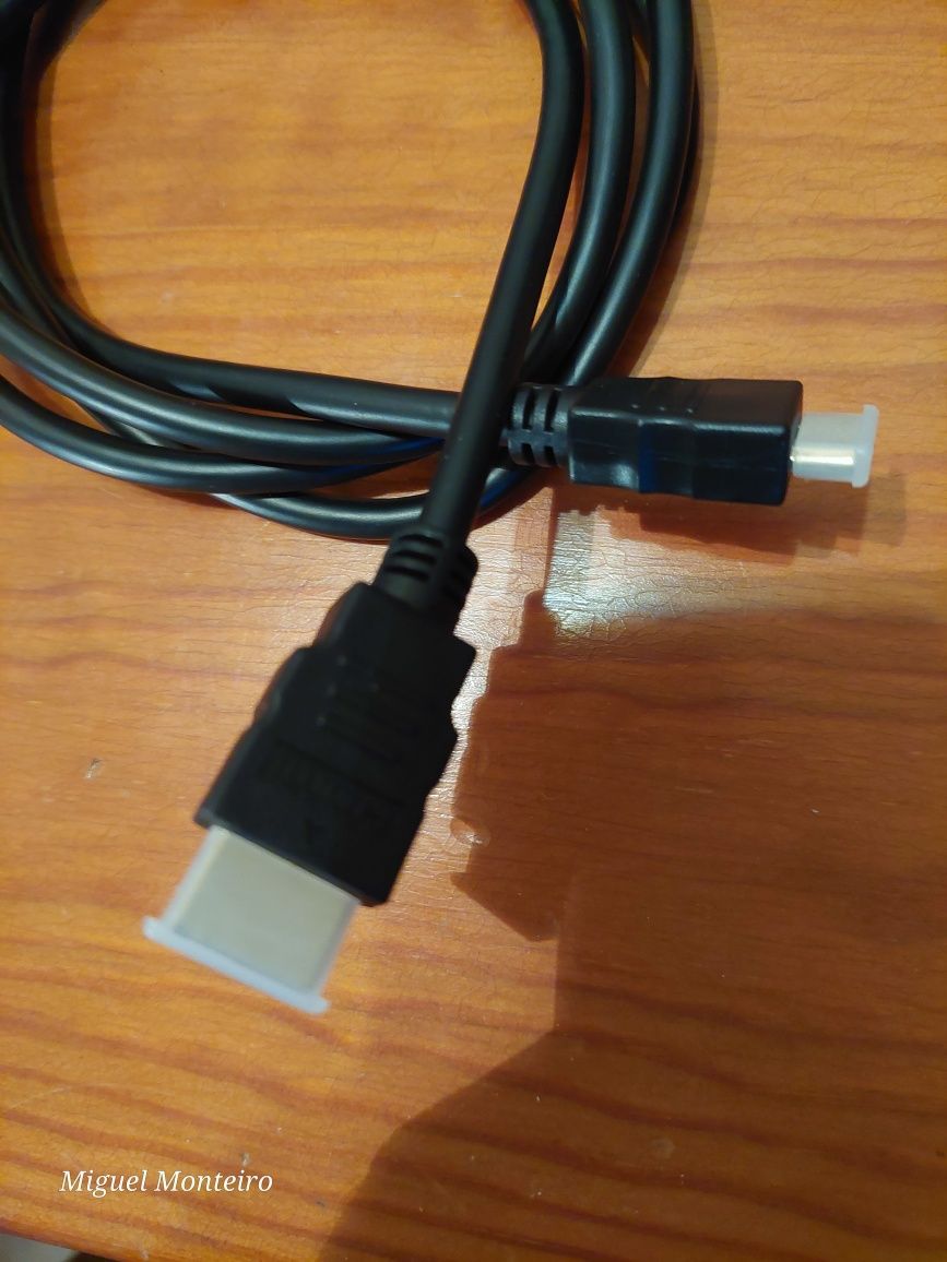 Cabo HDMI para Mini  HDMI com ethernet higt speed   Novo Nunca Usado