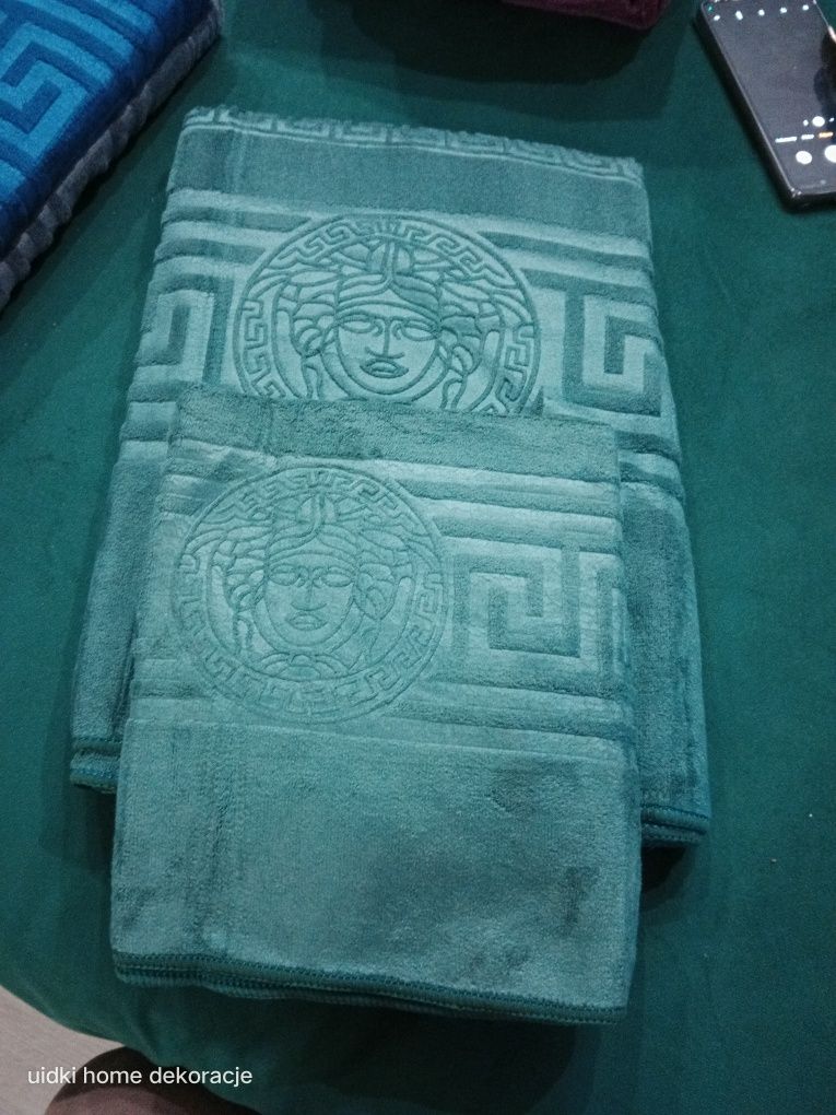 Komplet ręczników z mikrofibry wzór grecki  meduzy