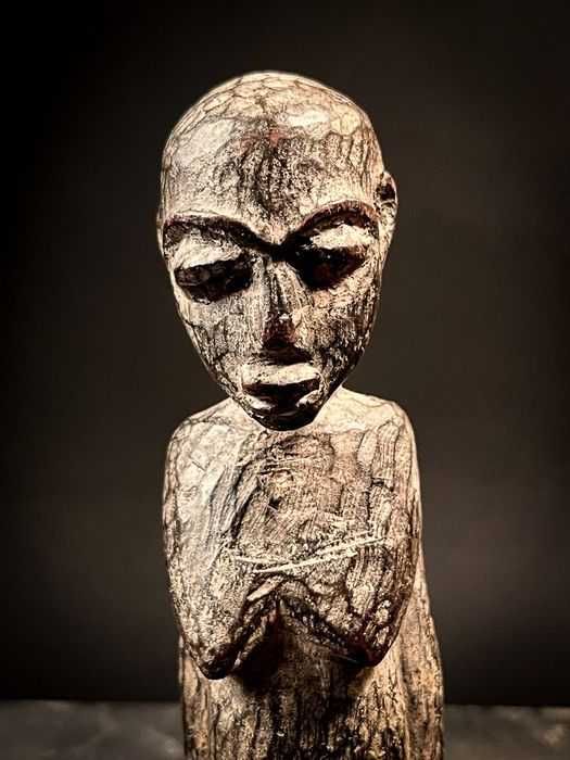 Boneco Madeira Tribal - Burkina Faso - Lobi