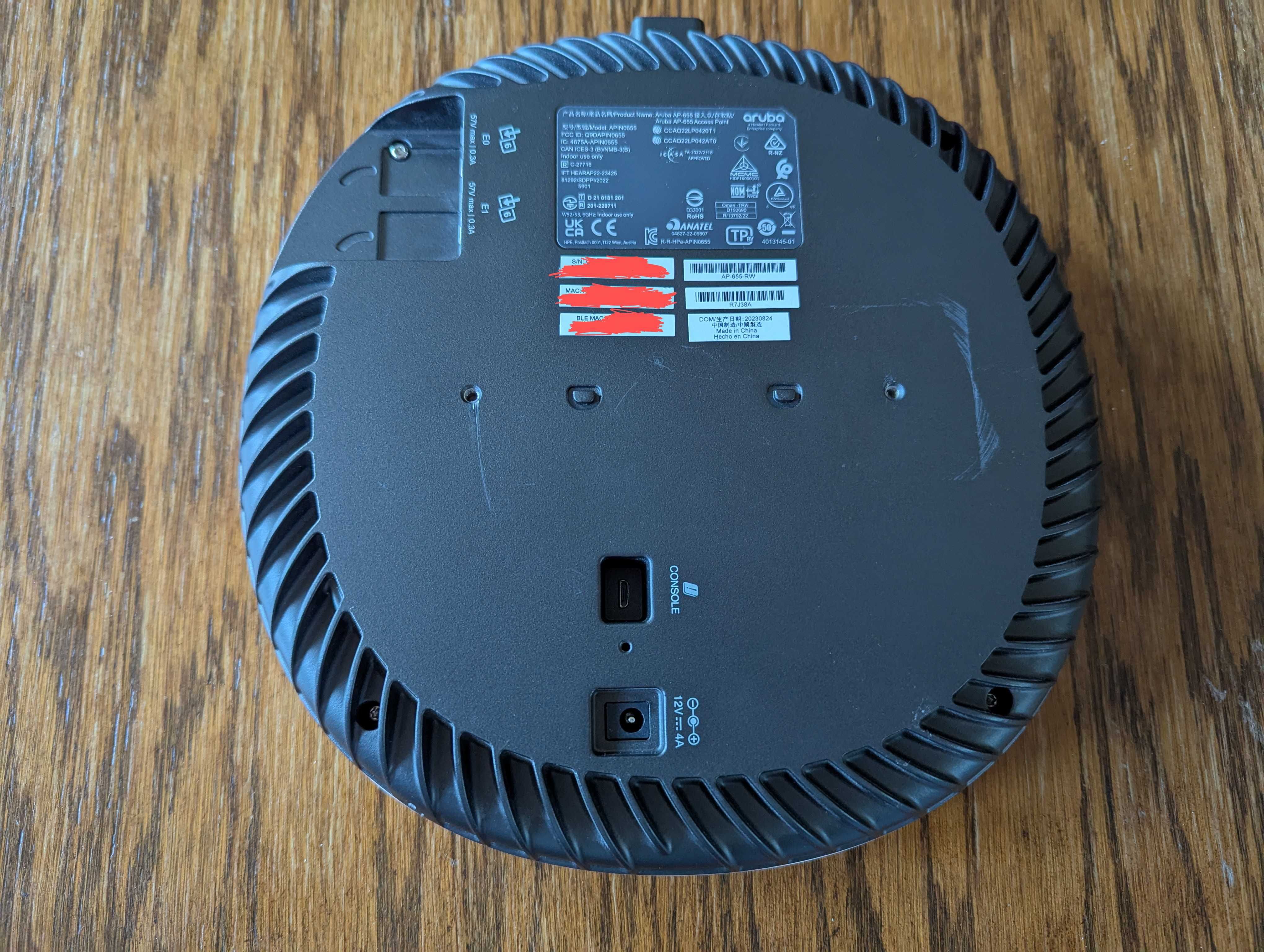Access point HPE Aruba AP-655, Instant, WiFi 6E, 6 GHz