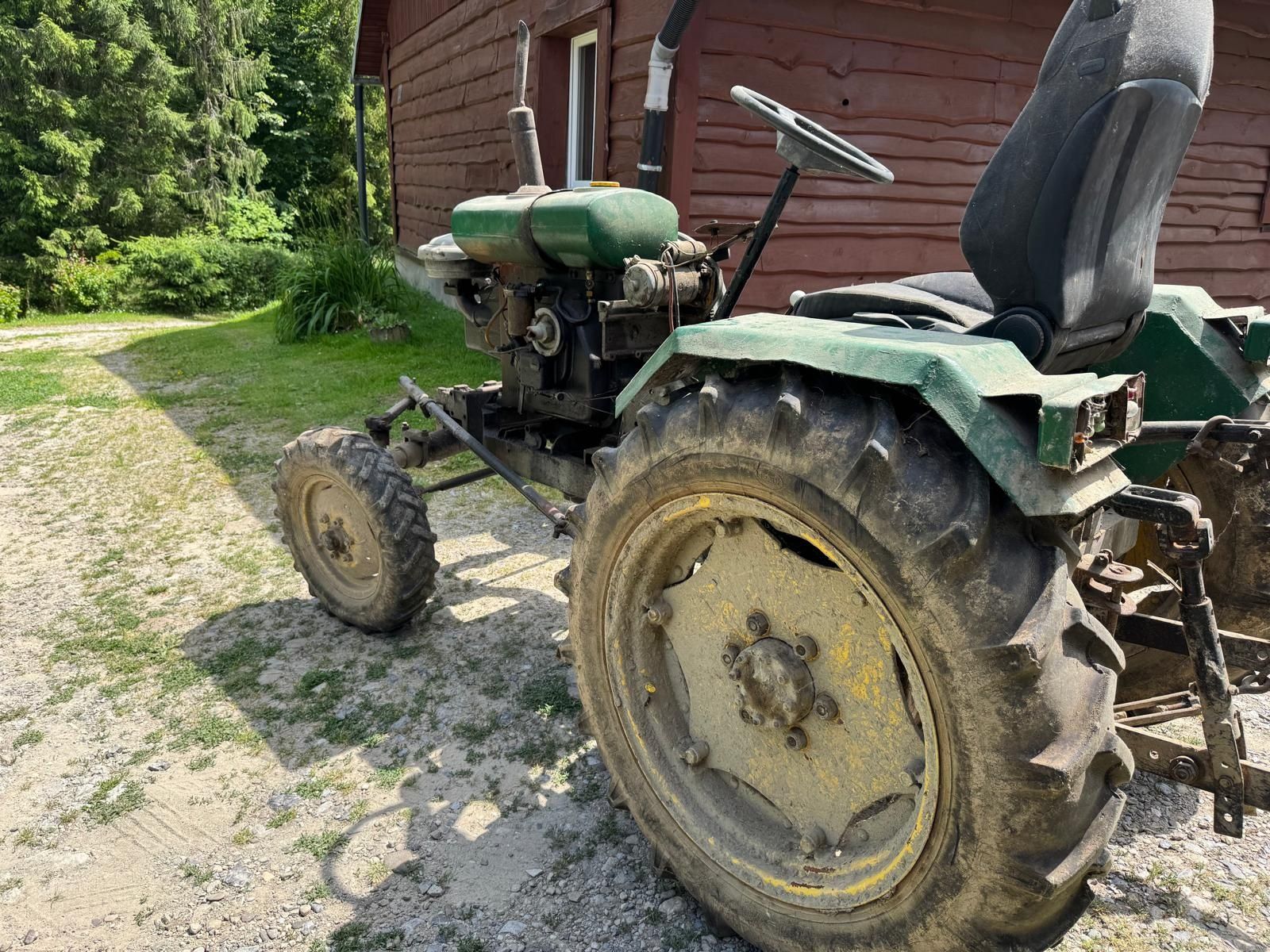 Ciągnik SAM – silnik S-18, przód tylne koła Ursus C-330, sprawny