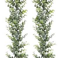 Eukaliptus Sztuczny Girlanda Sztuczne Kwiaty Bluszcz Pnącze 3,5m 2szt