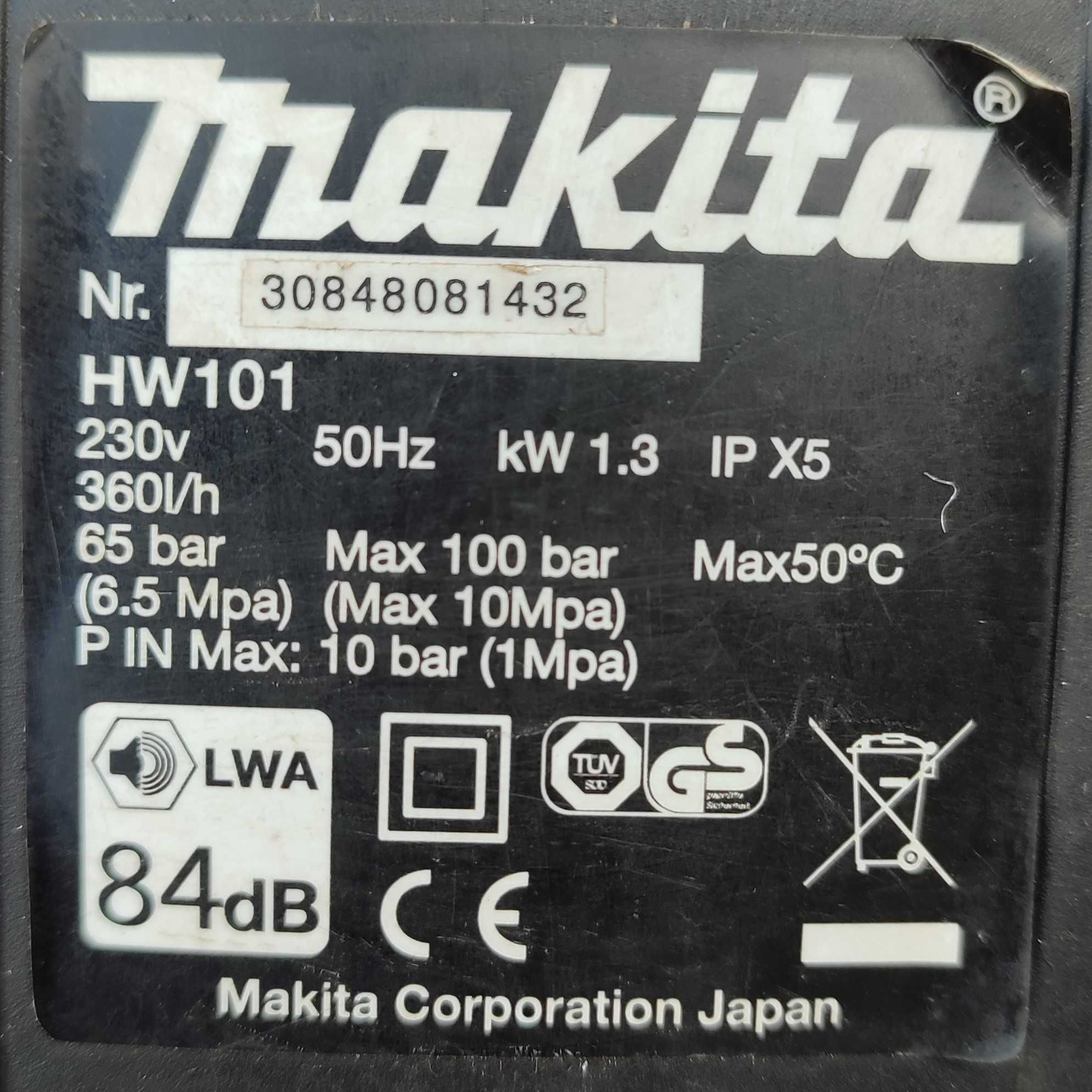 Насос високого тиску для мінімийки Makita HW101