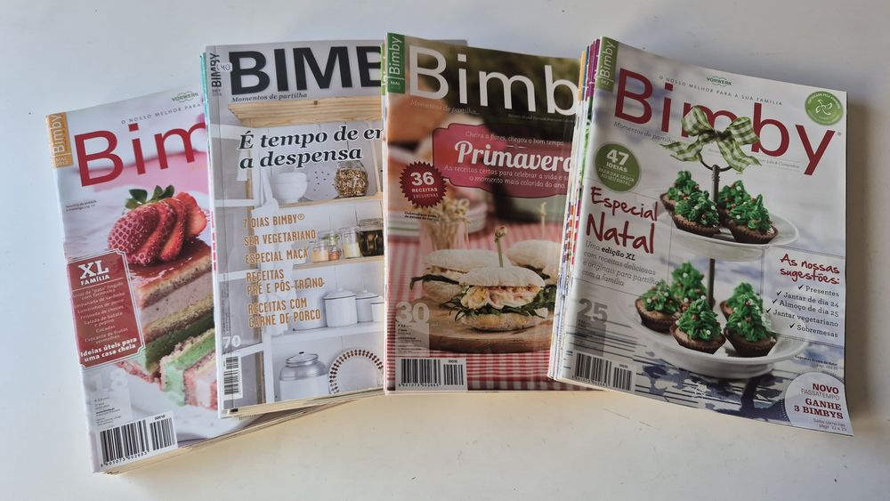 Lote de 30 revistas Bimby, como novas