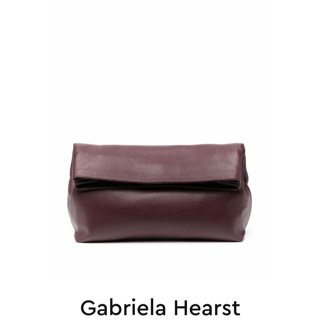 велиий шкіряний клатч, сумка  Gabriela hearst,  оригінал, нова
замовле