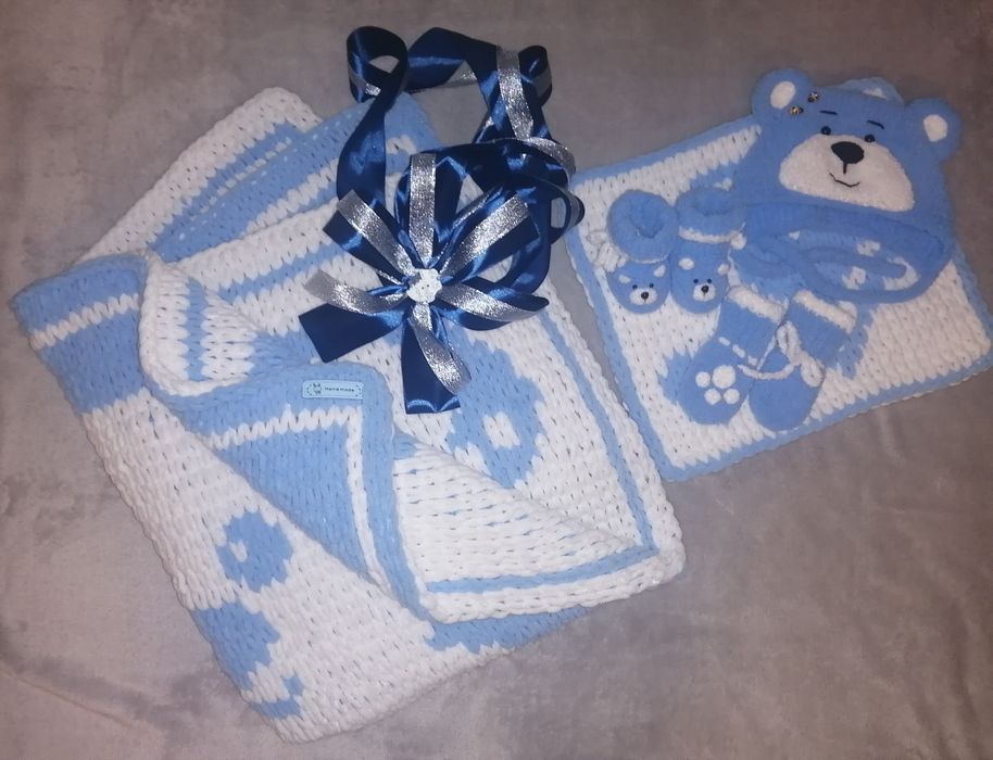 Детский плед,одеяло,дитячий плєд ручної роботи