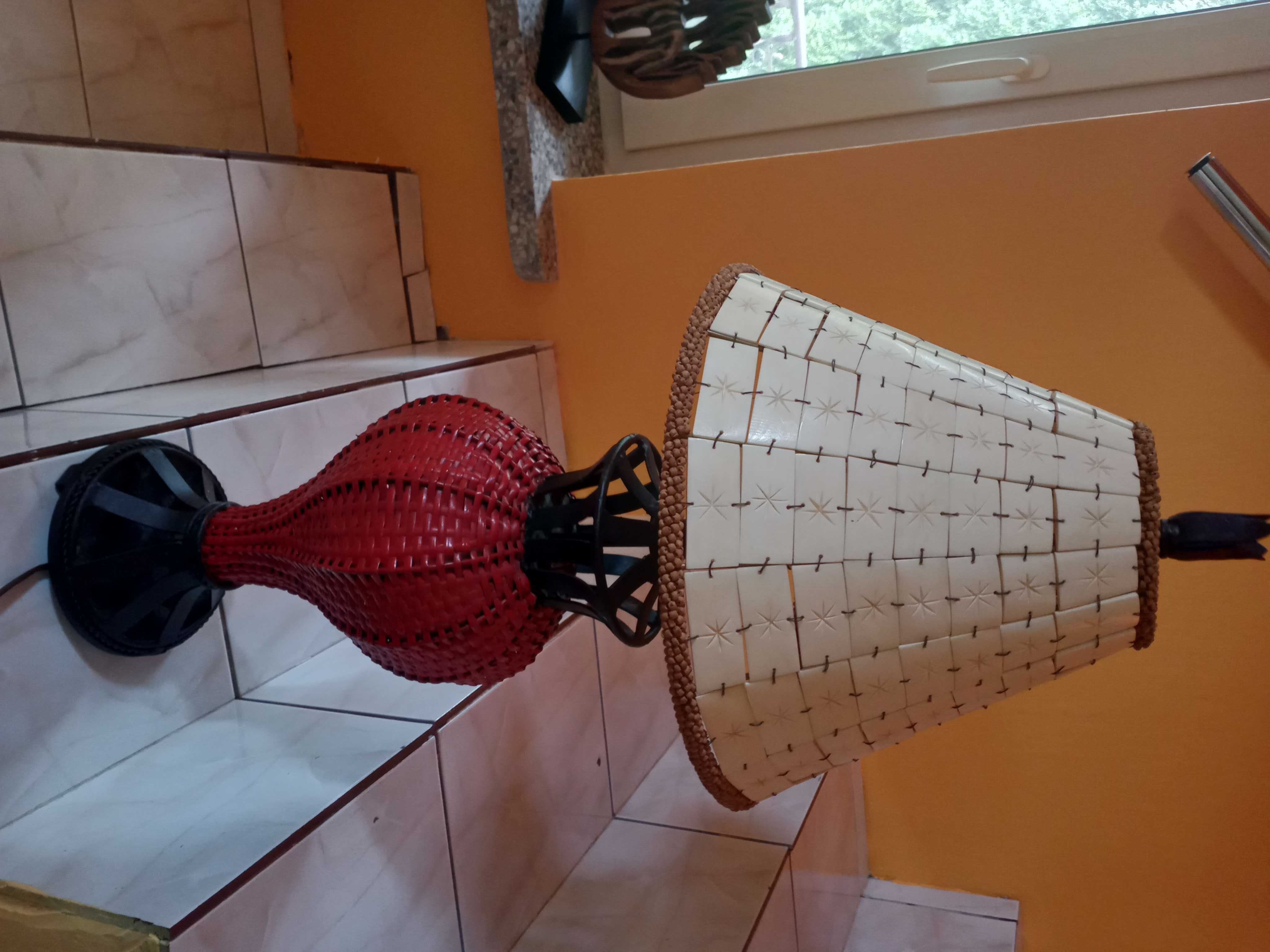 stara stylowa lampa stojąca 77cm