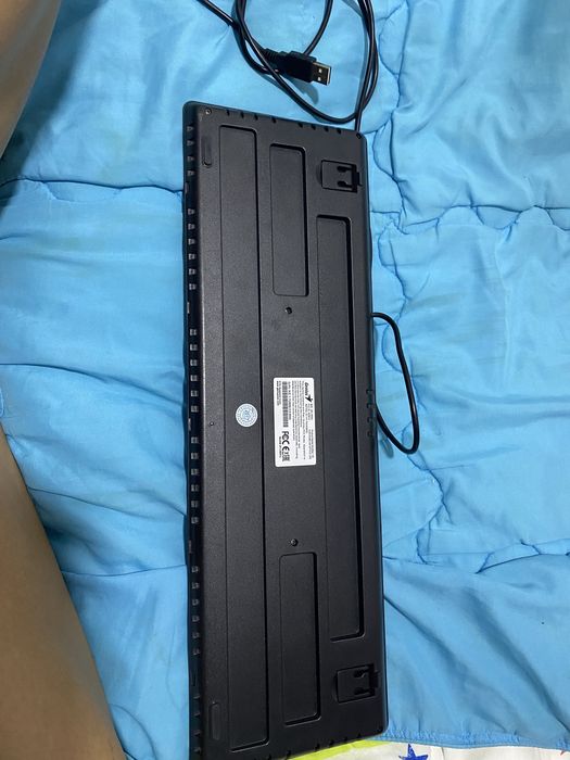 Teclado e auscultador