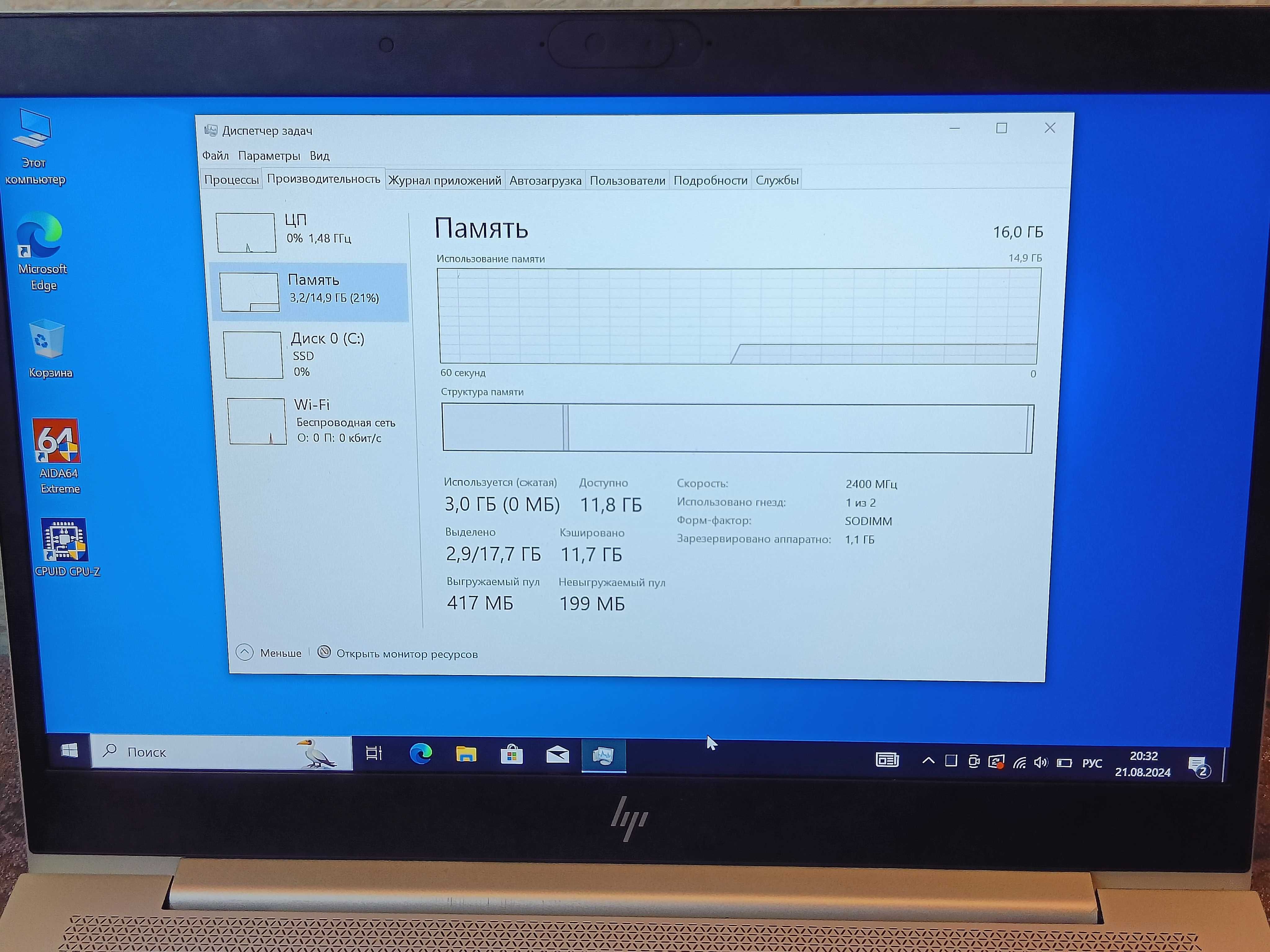 Ноутбук HP Elitebook 745 G5 14" Ryzen 5 Pro 16 ГБ/ 256 ГБ SSD
