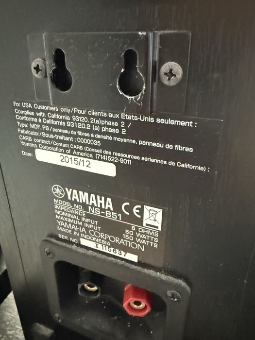 Kino domowe Yamaha RX-V481 amplituner i glosniki, super stan