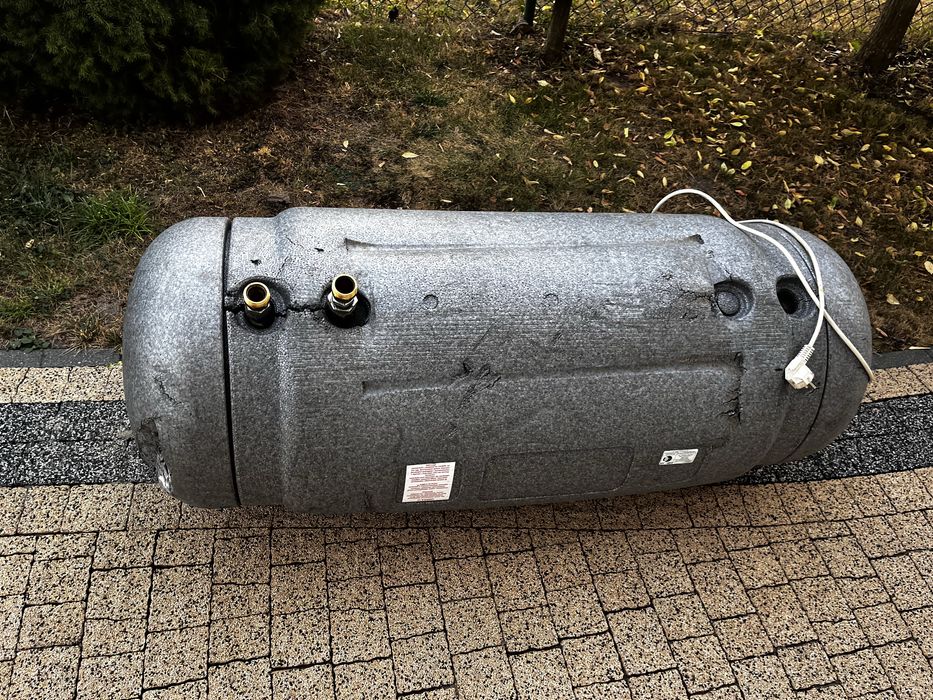 Bojler z płaszczem wodnym i grzalką 120L