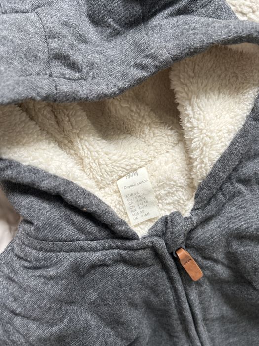 Kombinezon h&m z misiem bezowy i szary