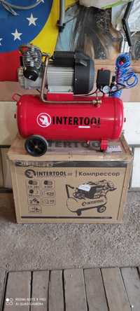 Компрессор 50 л, 4 HP, 3 кВт, 220 В, 10 атм, 420 л/мин, 2 цилиндра. IN