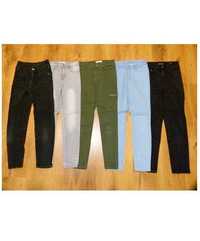 rozm 152 zestaw 5x spodnie jeans różnego rodzaju i koloru