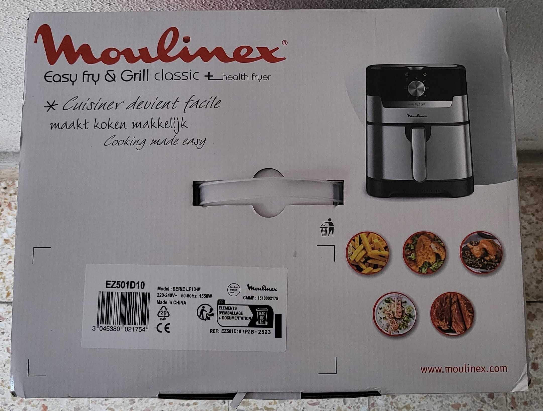 Fritadeira sem Óleo Moulinex Air Fryer Easy Fry & Grill EZ501D10