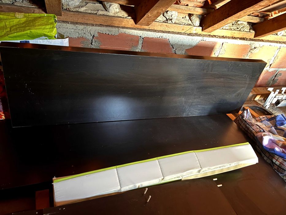 IKEA Kallax secretária preto mais móvel para escritório usado barato