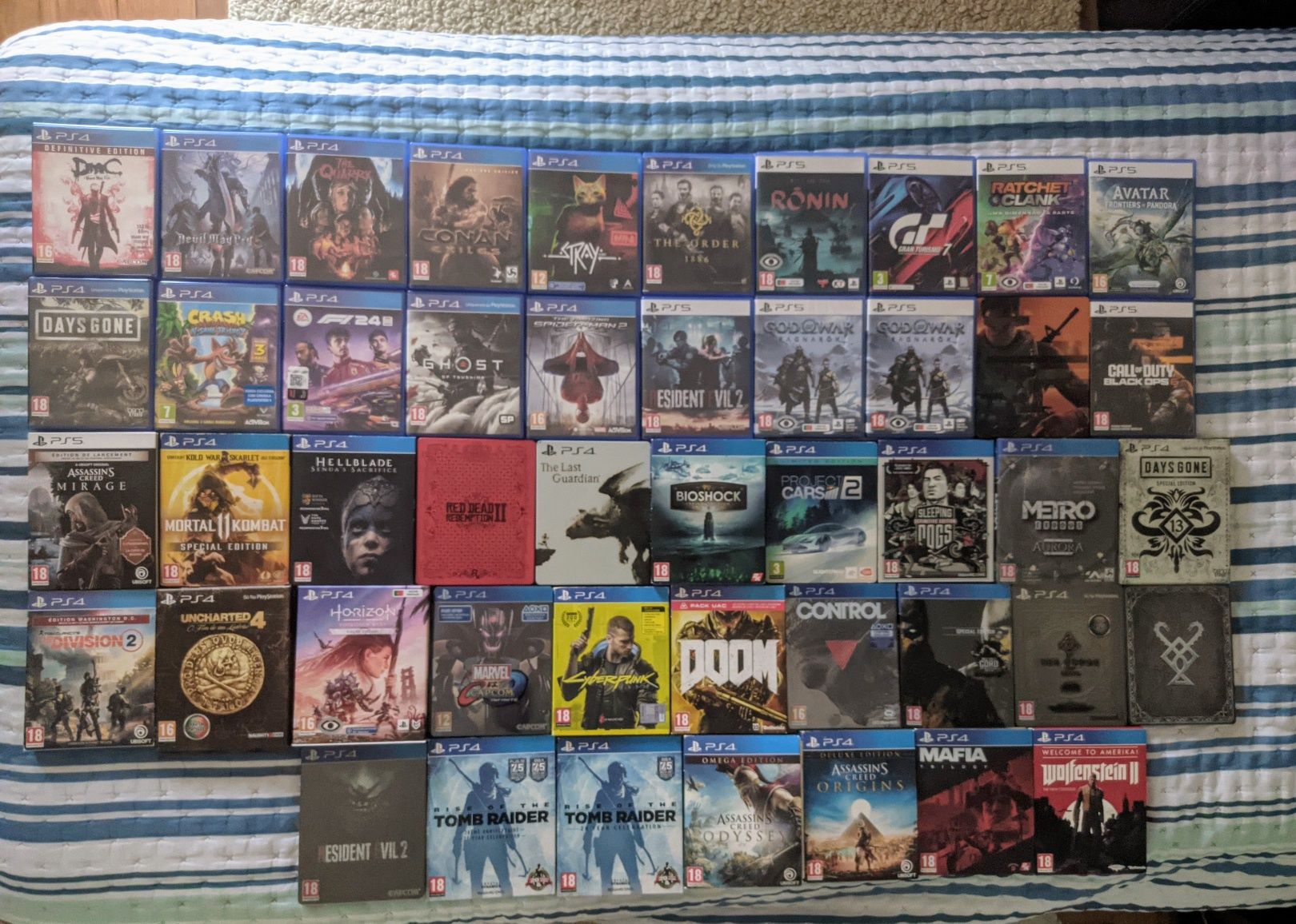 Lote de Jogos para PS4 e PS5