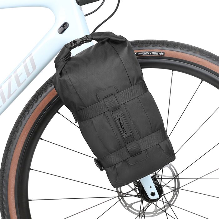 Sakwa Rowerowa Na Przedni Widelec Z Uchwytem Rhinowalk Bhd0013Bk 6,5L