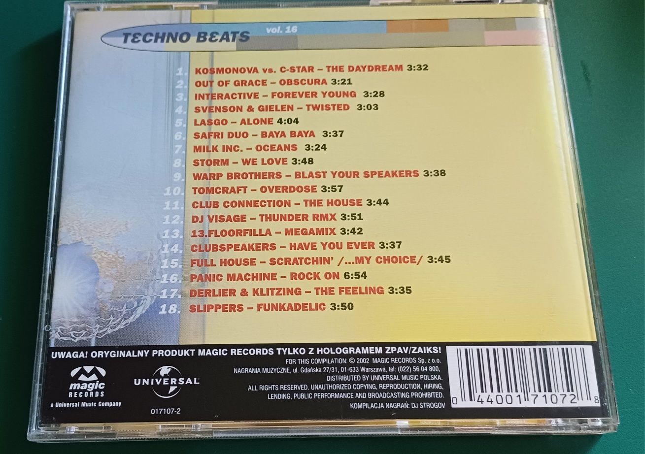 TECHNO BEATS Vol. 16 (2002) CD Magic Records