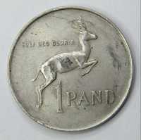 1966 South African silver R1 coin