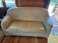 Sofa i 2 fotele skorzane