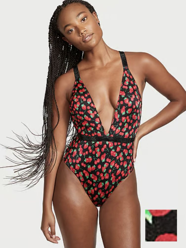 Купальник VICTORIA'S SECRET SWIM Shine Plunge One-Piece Swimsuit