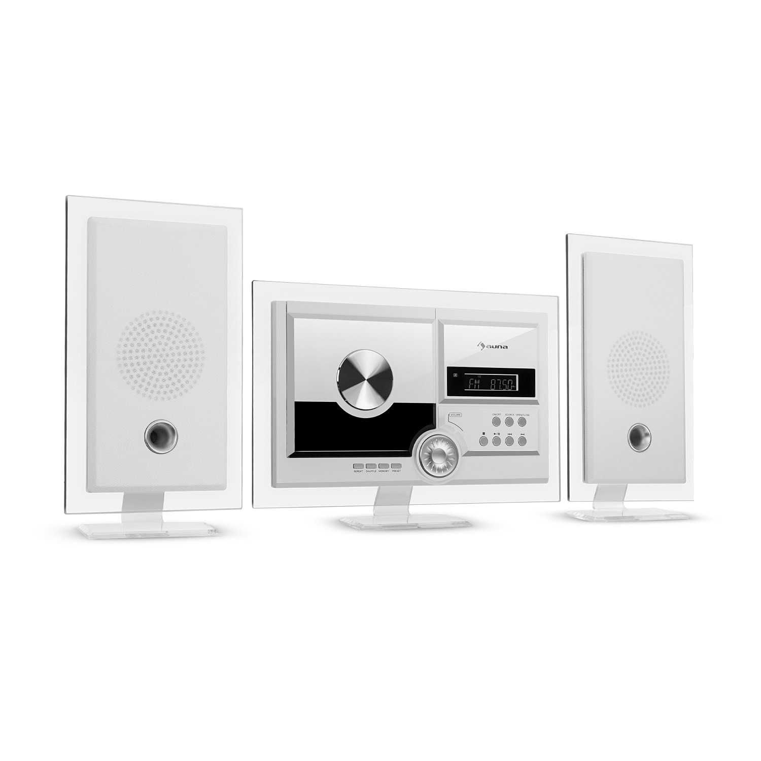 Elegancka Wieża Stereo Auna Sonic DAB+ MP3 USB FM AUX BLUETOOTH Nowa !